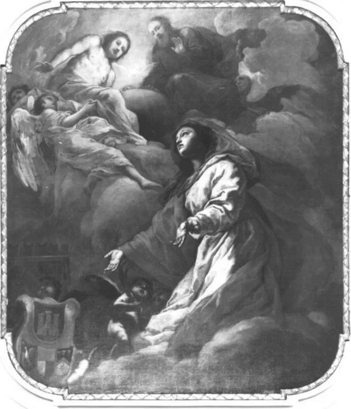 Santa Tecla Patrona di Este intercede presso la Trinità - Palazzo del Municipio, Este, Padova